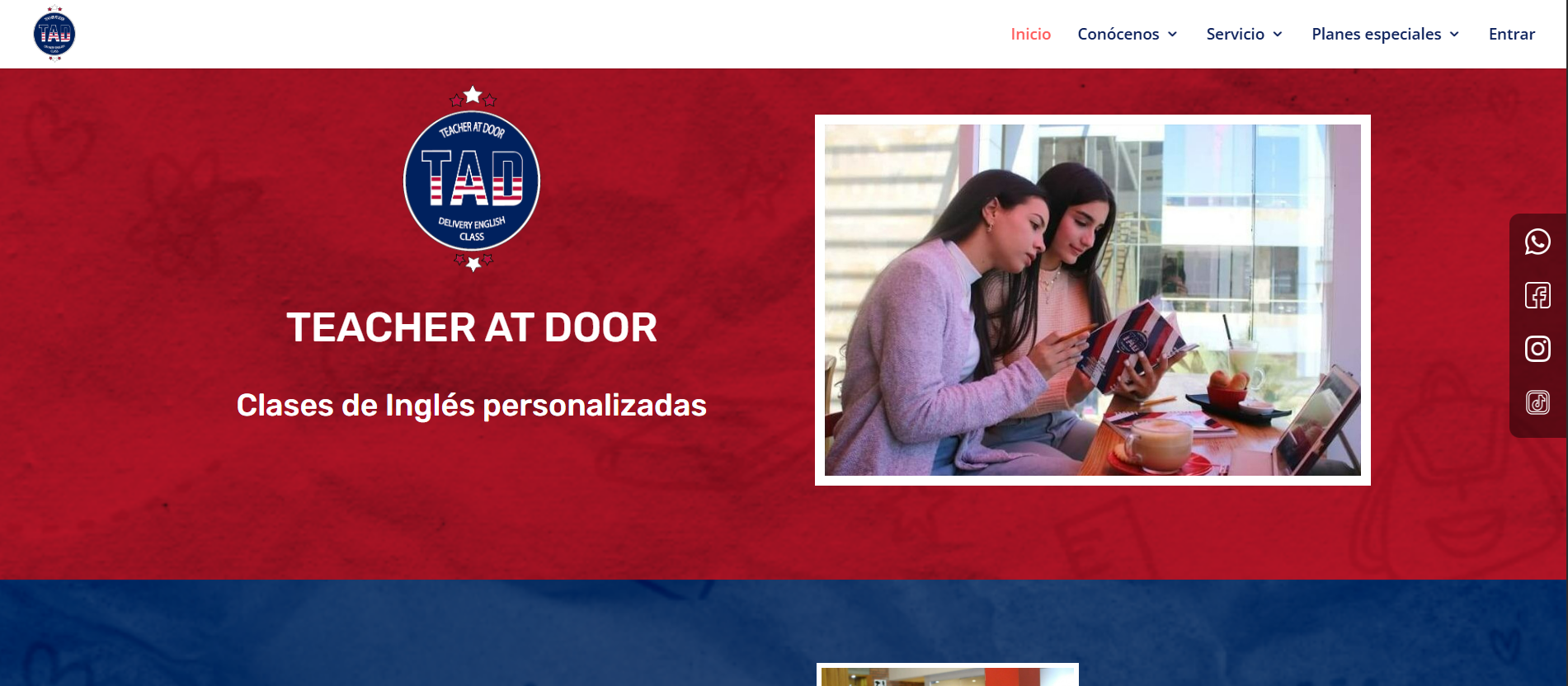 screenshot pagina web veenzuela